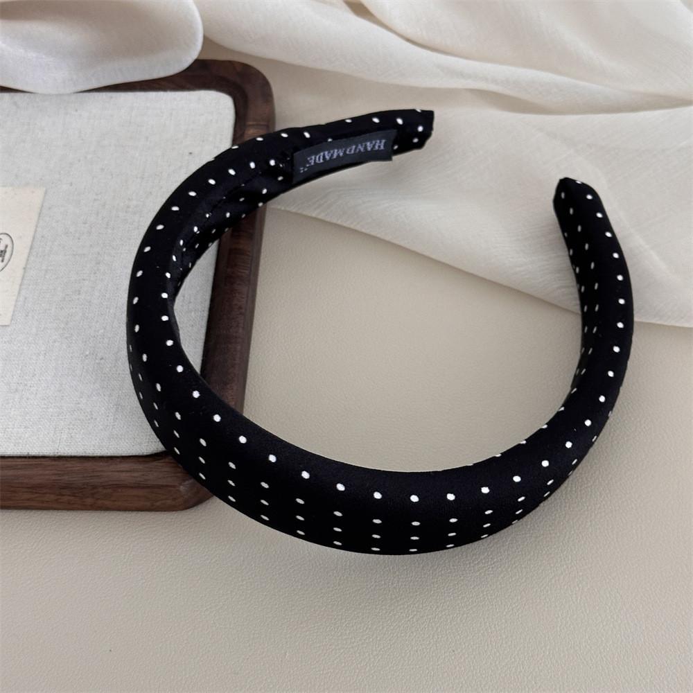 Polka Dot Wide-brimmed Headbands Women's Korean Simple Versatile Hair Band Hair Accessories