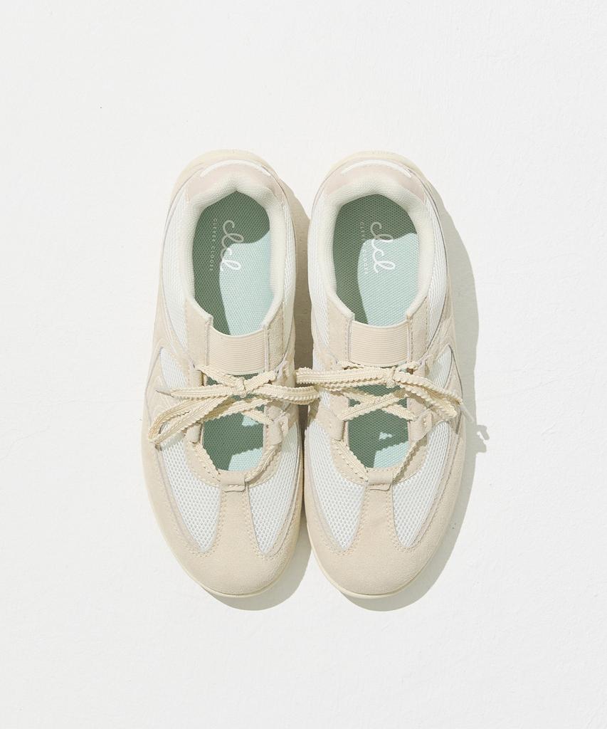 Clcl Nudge Lace-Up Sneakers - Beige