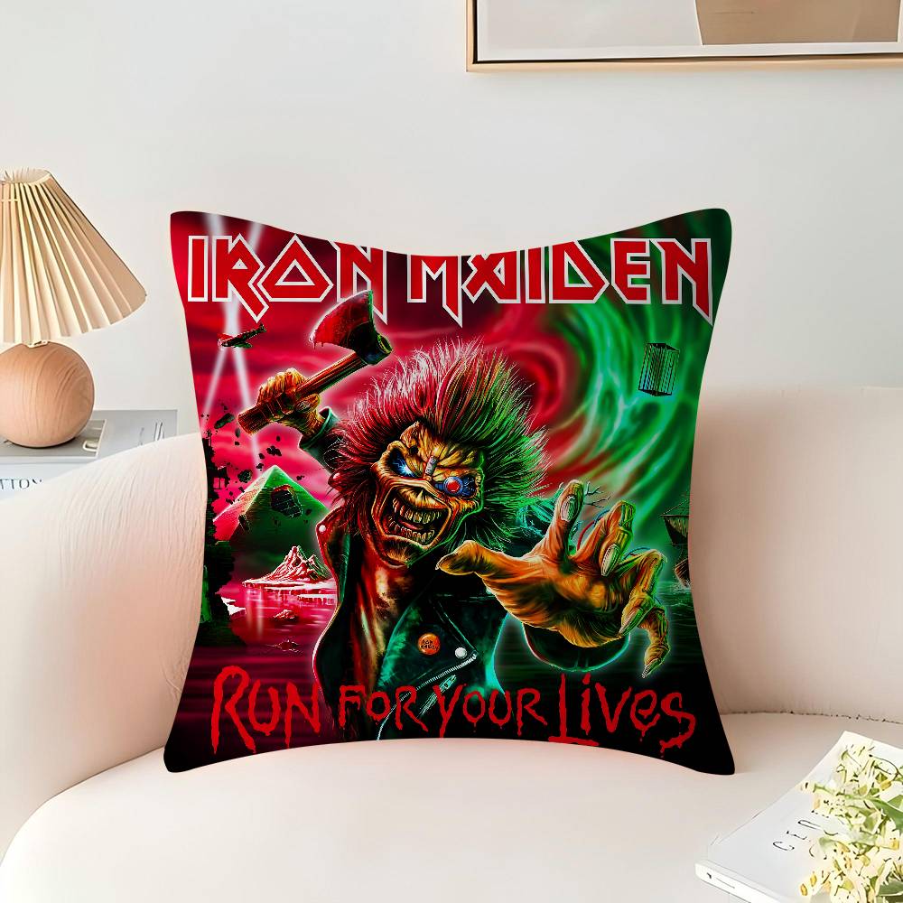 Band I-Iron C-Cool M-Maiden Pillow Cover Sofa Cushion Cover Home Room Decoration Children Gift