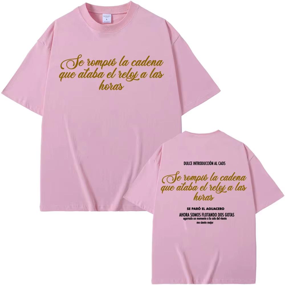 Rock Band Extremoduro Letters Print T Shirts Unisex Harajuku Hip Hop Classic Springsummer T Shirt Men Casual Comfort  Top
