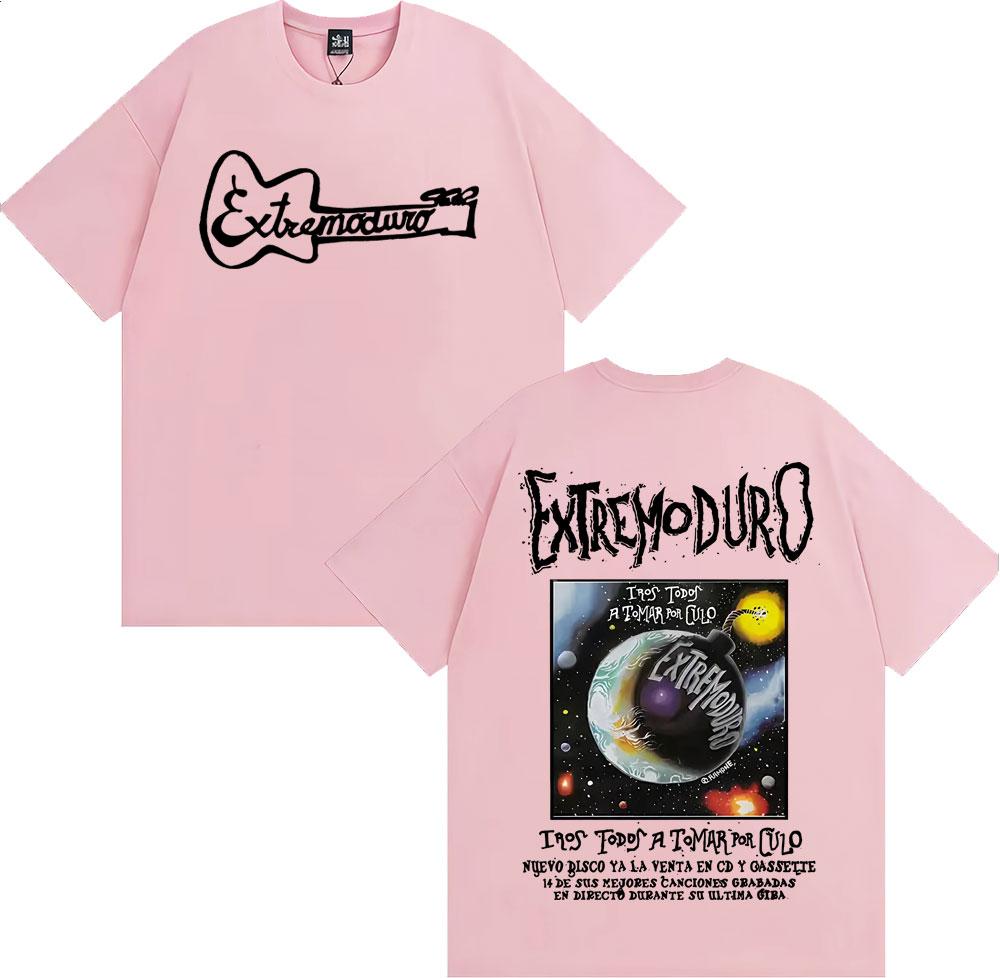 Rock Band EXTREMODURO Tour 2025 Merch T-shirts Men's Clothing Hip Hop Street Style T Shirt Male Casual Cozy High Quality T-shirt