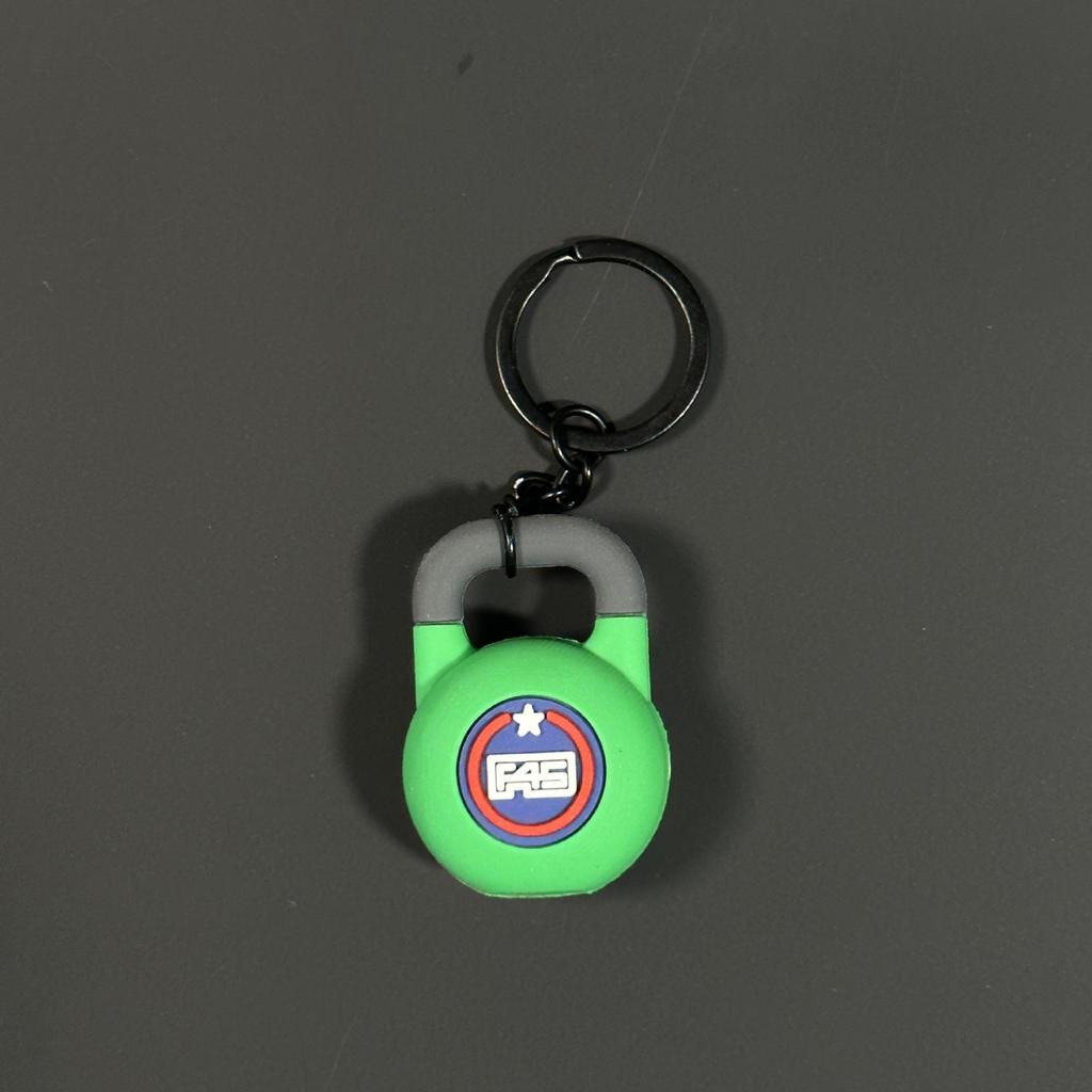 Fitness Series Gummi-Schlüsselanhänger: Hantel- & Kurzhantel-Anhänger für Geschenke