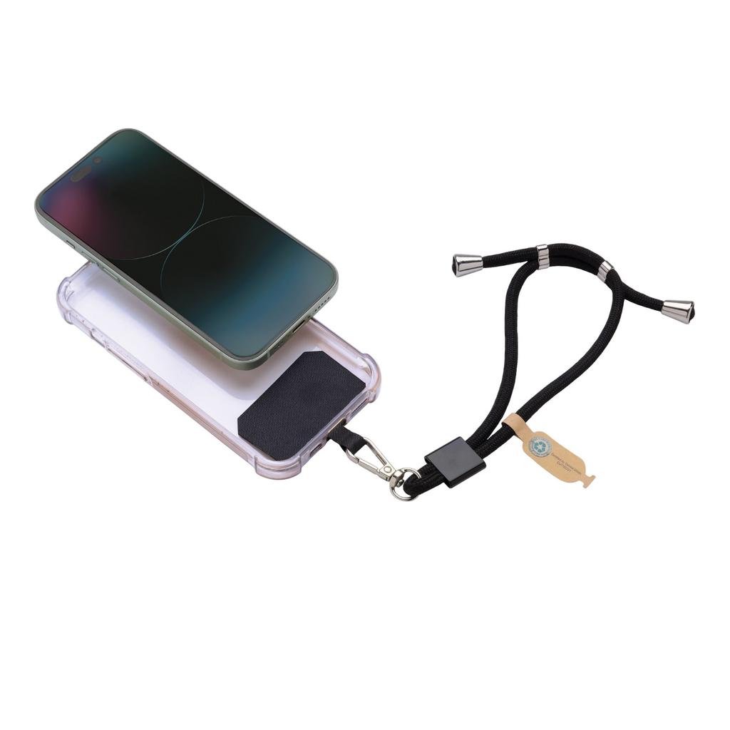 XD Collection CarryLoop Adjustable Recycled PET Phone Holder Wristlet