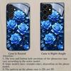 Coque de téléphone de luxe exquise Verre TPU pour Samsung Galaxy S26 S25 S24 S23 S22 S21 FE, Ultra, Plus Résistante aux chutes