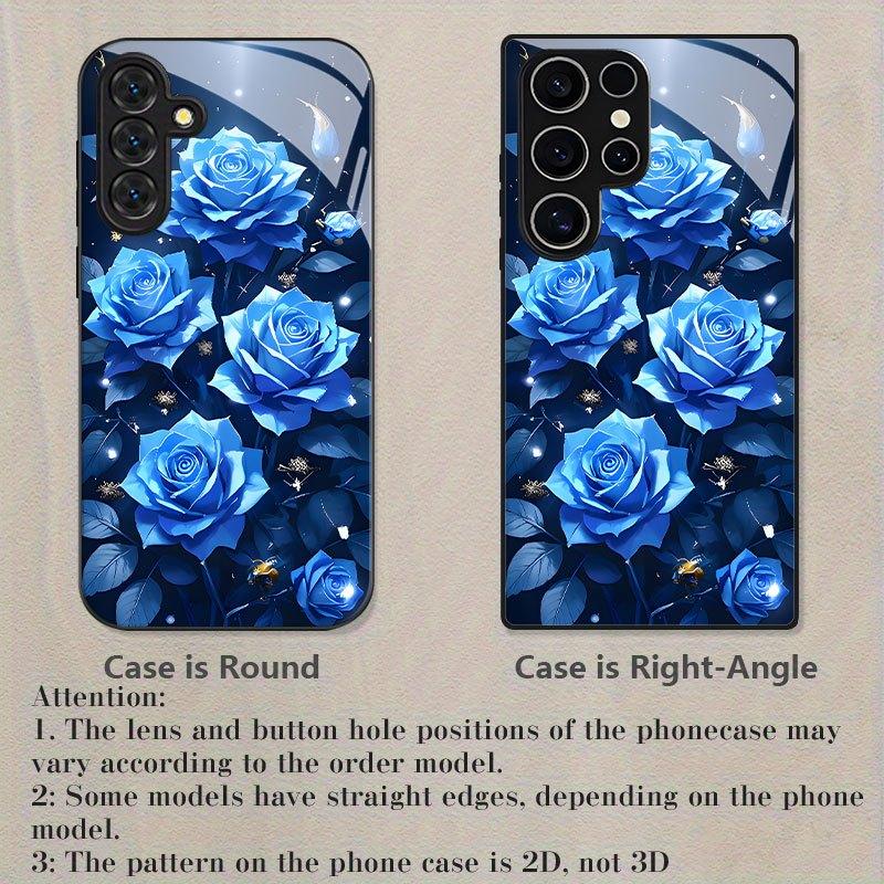Coque de téléphone de luxe exquise Verre TPU pour Samsung Galaxy S26 S25 S24 S23 S22 S21 FE, Ultra, Plus Résistante aux chutes