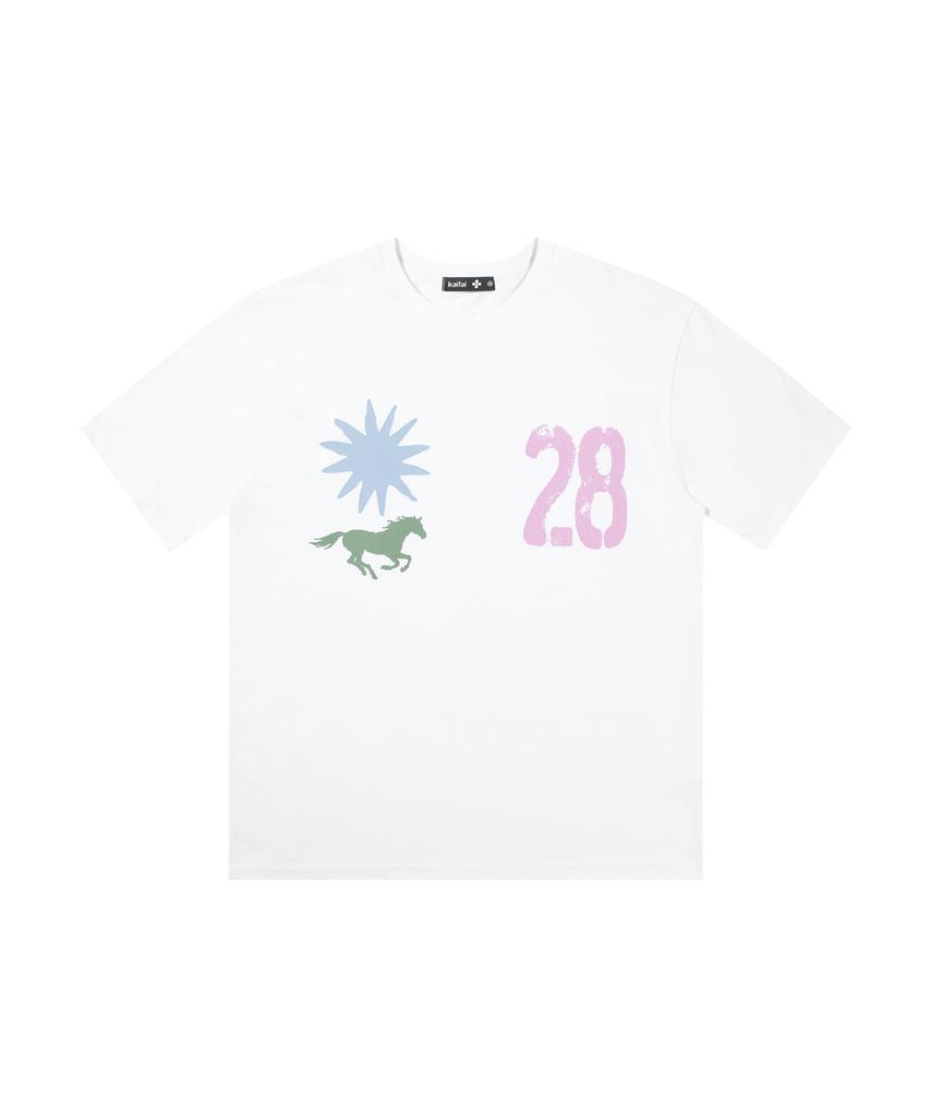 KAIFAI Freebie Short Sleeve T-Shirt (White) K26Qb227