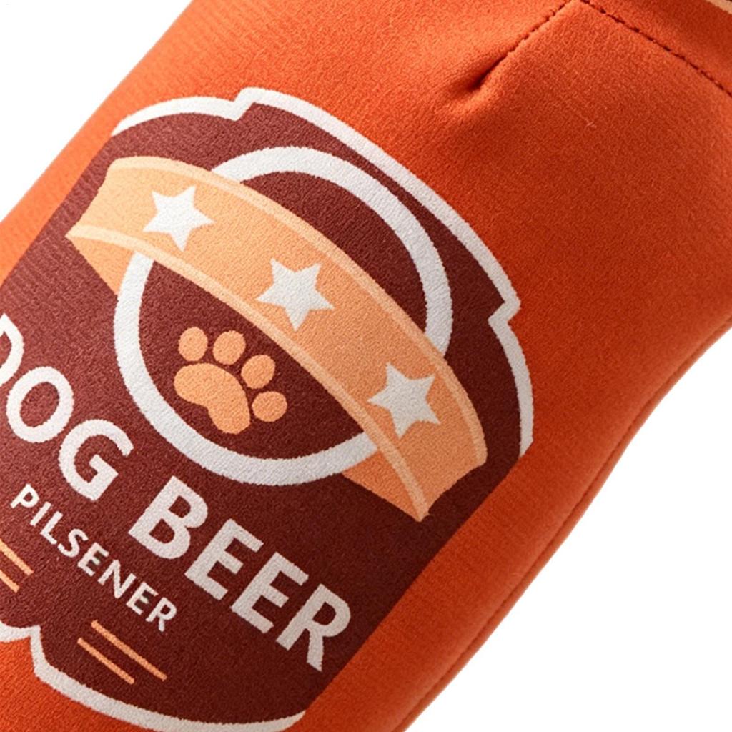 Giocattoli Stridenti per Animali a Forma di Bottiglia di Birra Peluche Giocattolo da Masticare per Cani Stridente Interattivo Resistente al Morso Giocattoli per Cani Piccoli e Grandi
