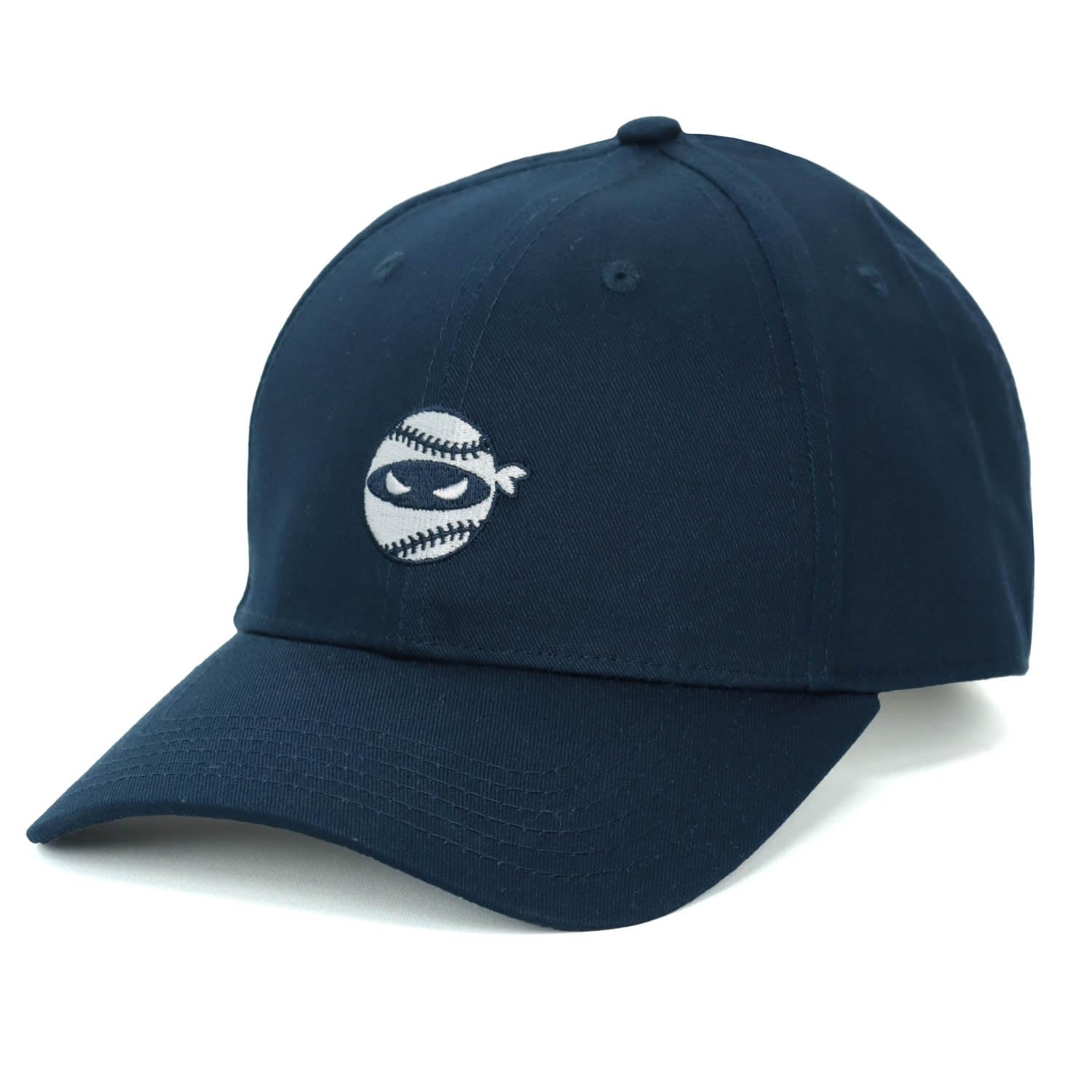 

Бейсболка с изогнутым козырьком и базовым логотипом Pitching Ninja, темно-синяя