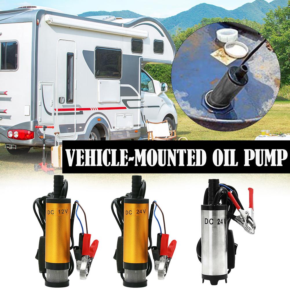 Submersible Pump 12/24 Volt Fuel Transfer Pump Small Suction Pump 38mm For Pumping Diesel Oil Water Fuel Transfer Pump