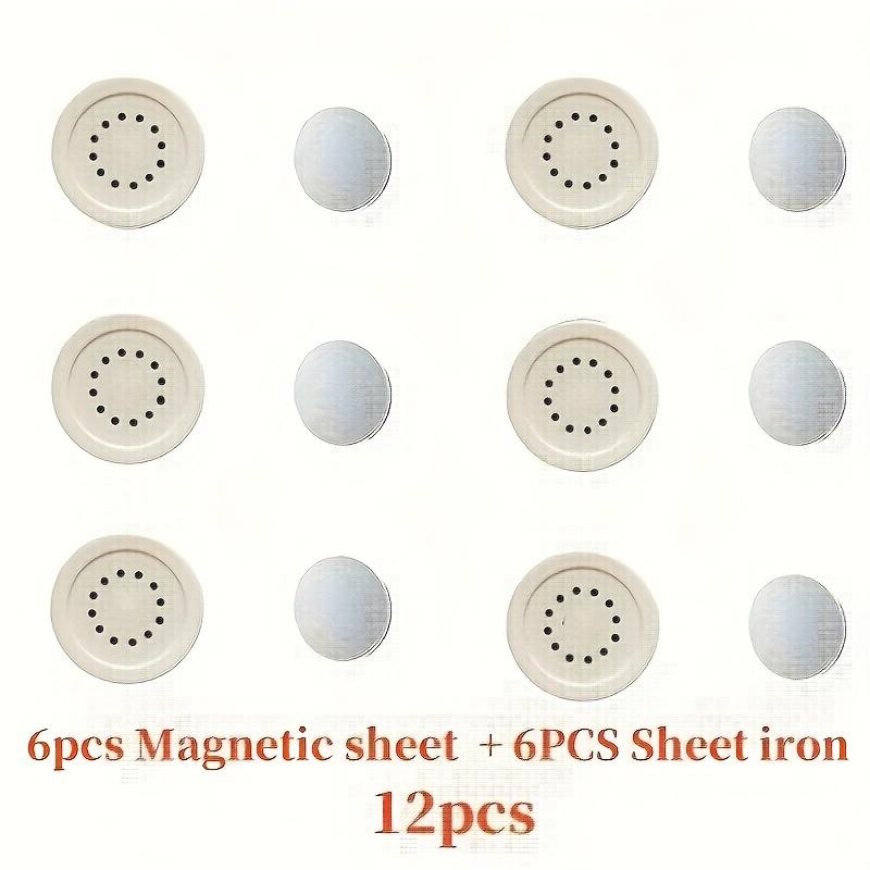 12 шт. Органайзер с дистанционным управлением для магнитных полок, ключей и мелких предметов - Пластиковое решение для хранения для гостиной, рабочего стола и ящика 12pcs