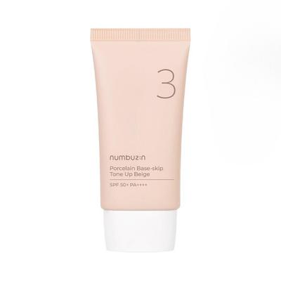 No. 3 Porcelain Base-skip Tone Up Beige 50mL SPF50+ PA++++