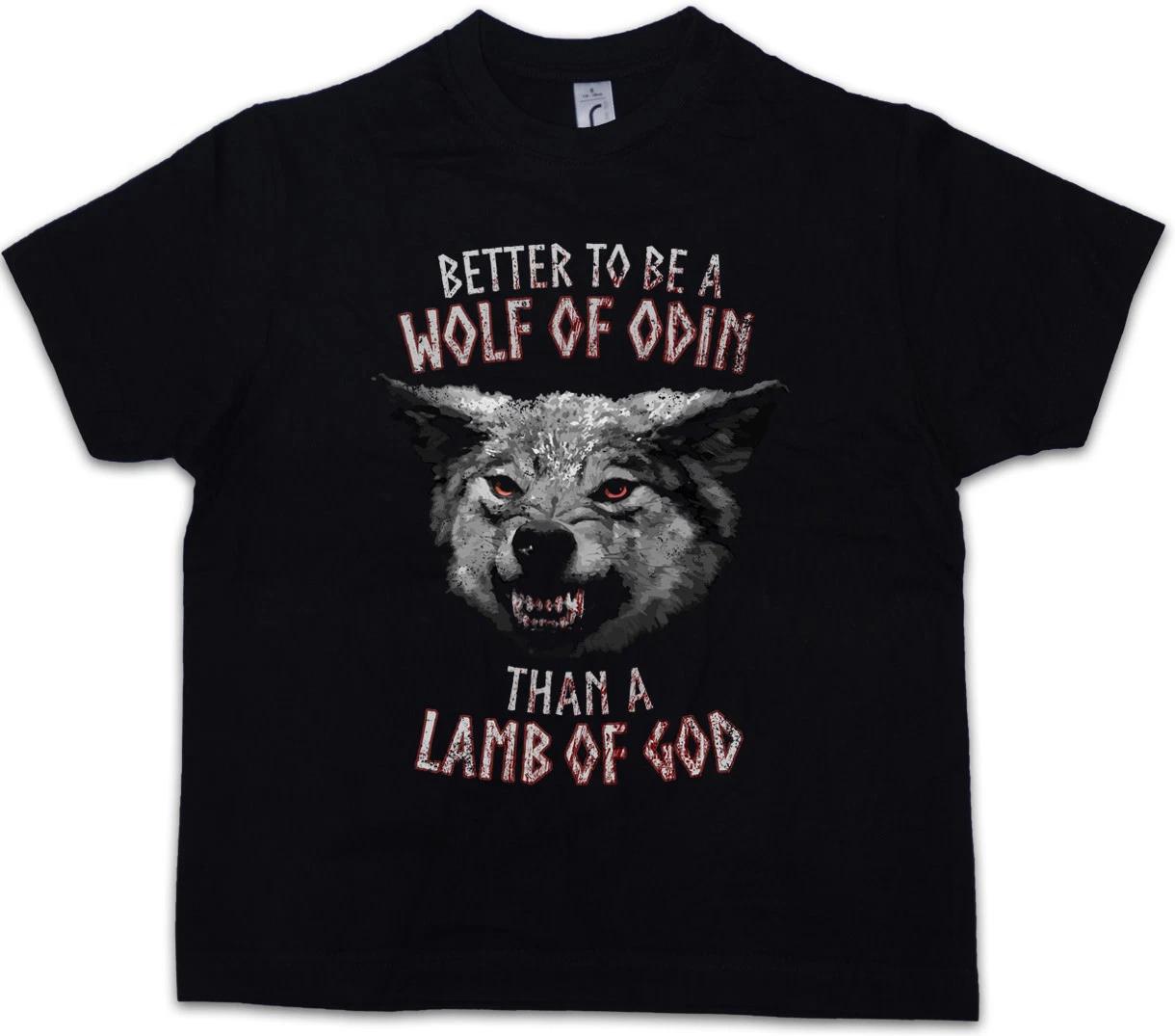 WOLF OF ODIN Kids Boys kids boys T-Shirt Odin Geri Freki Thor Walhalla 100