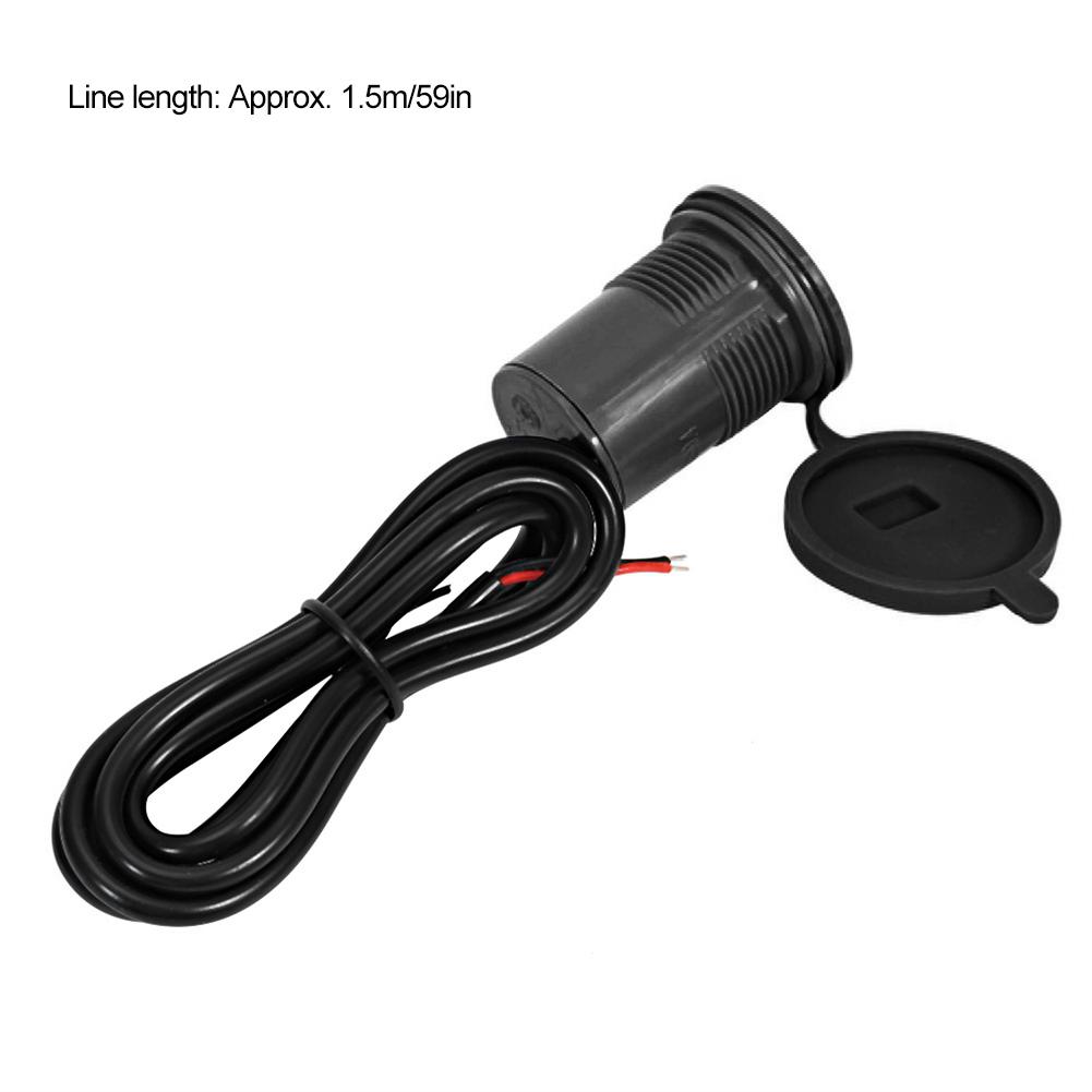 Motorcycle Handle Bar Phone Holder Waterproof USB     12V with   (Yellow)
