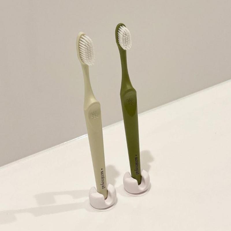 Simple Silicon Toothbrush Holder Wall Mounted Tooth Brush Storage Organizer Rack With Suction Cup Bathroom Accessories