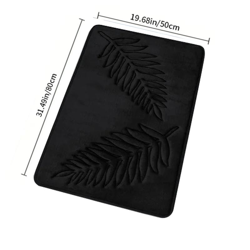 3dílná koupelnová předložka Paměťová pěna Ultra měkká a savá Listové koupelnové koberce Silné Pratelné Pro koupelnu Toaletu Vaničku Sada předložek