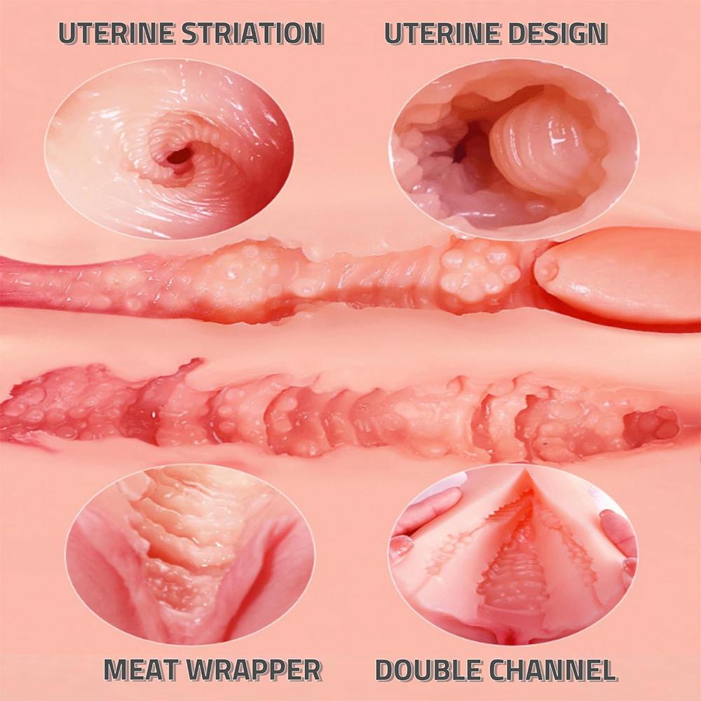 32KG Realistická Sexuální Panenka s Ultra-Měkkou Kůží a Flexibilním Sexuálním Trupem, Velká Prsa, Tlustý Zadek a Duální Vstupy pro Vaginální a Anální Použití