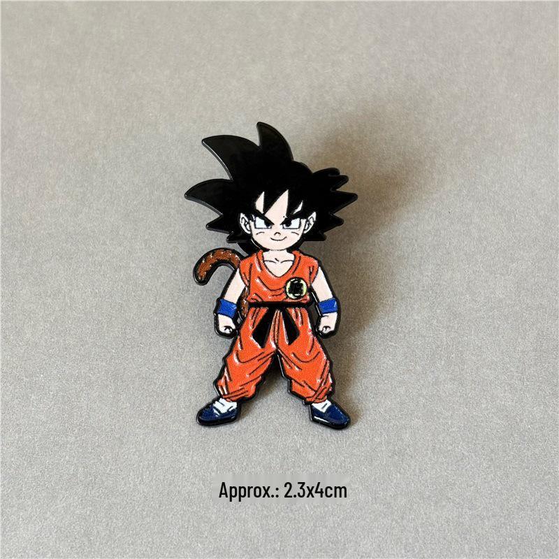 Dragon Ball Super: Cute Son Goku Metal Brooch Badge