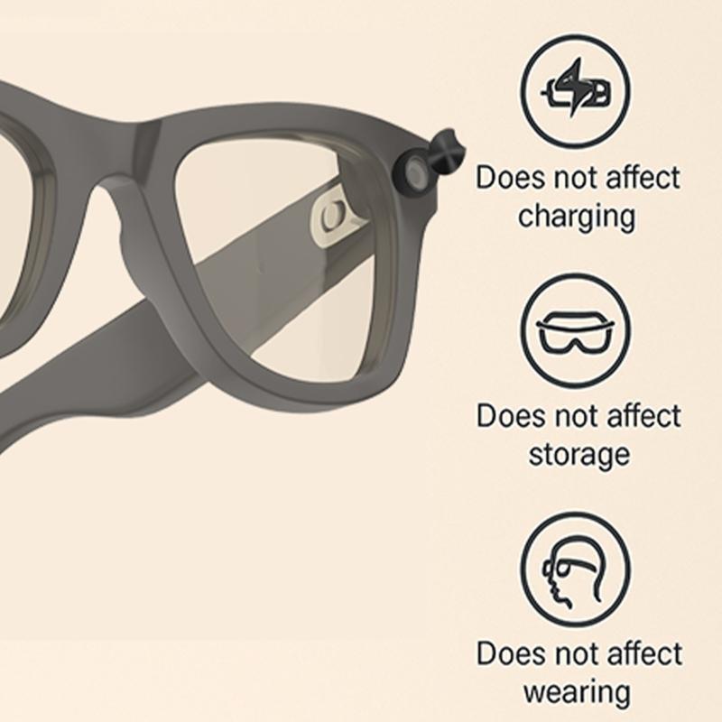 Plastic Light Blocking Cover Lens Foam Pad For Intelligent Glasses Enhances Visual Claritys In Bright Environment