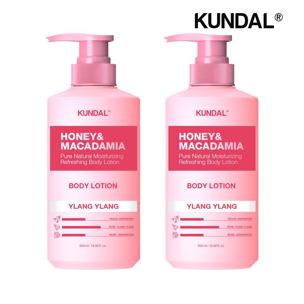 

KUNDAL Honey & Macadamia Pure Body Lotion Ylang Ylang 500ml x2