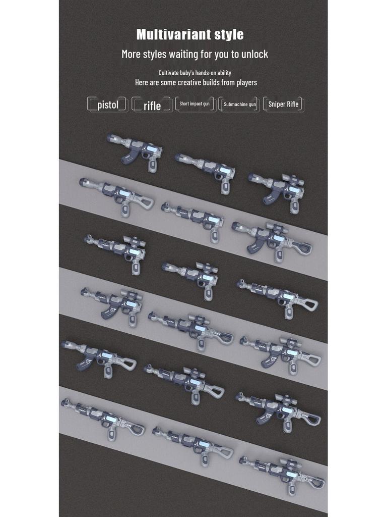 Magnetic Toy Gun with Creative Design and Electric Sound Effects, Ideal Children's Gift for June 1st Birthday.