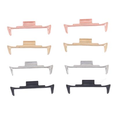 4 Set Watch Band Connector Adapter Stainless Steel Watch Strap Replacement Metal Link Attachment
