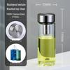 Vansha Double-Layer Glass Tea Infuser Bottle