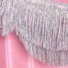 Scalloped Fringe Banners for Glittering Birthday Parties Glittering Decoration Photo Booth Backdrop PET Party Deck