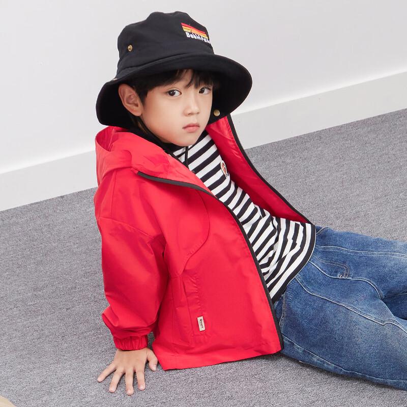 Boy s Outdoor Waterproof Hooded Soft Shell Jacket 110