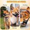 3Pcs Dog Muzzle Soft Mesh Muzzle for Small Medium Large Dogs Adjustable Strap Breathable Dog Mouth Guard Anti Biting Barking Chewing Suitable Pets