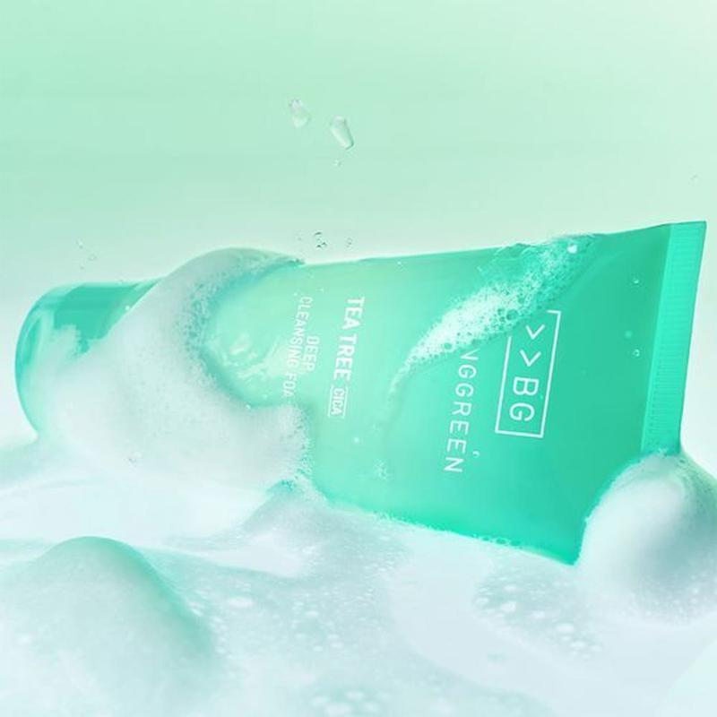 BRING GREEN Tea Tree Cica Deep Cleansing Foam 120ml
