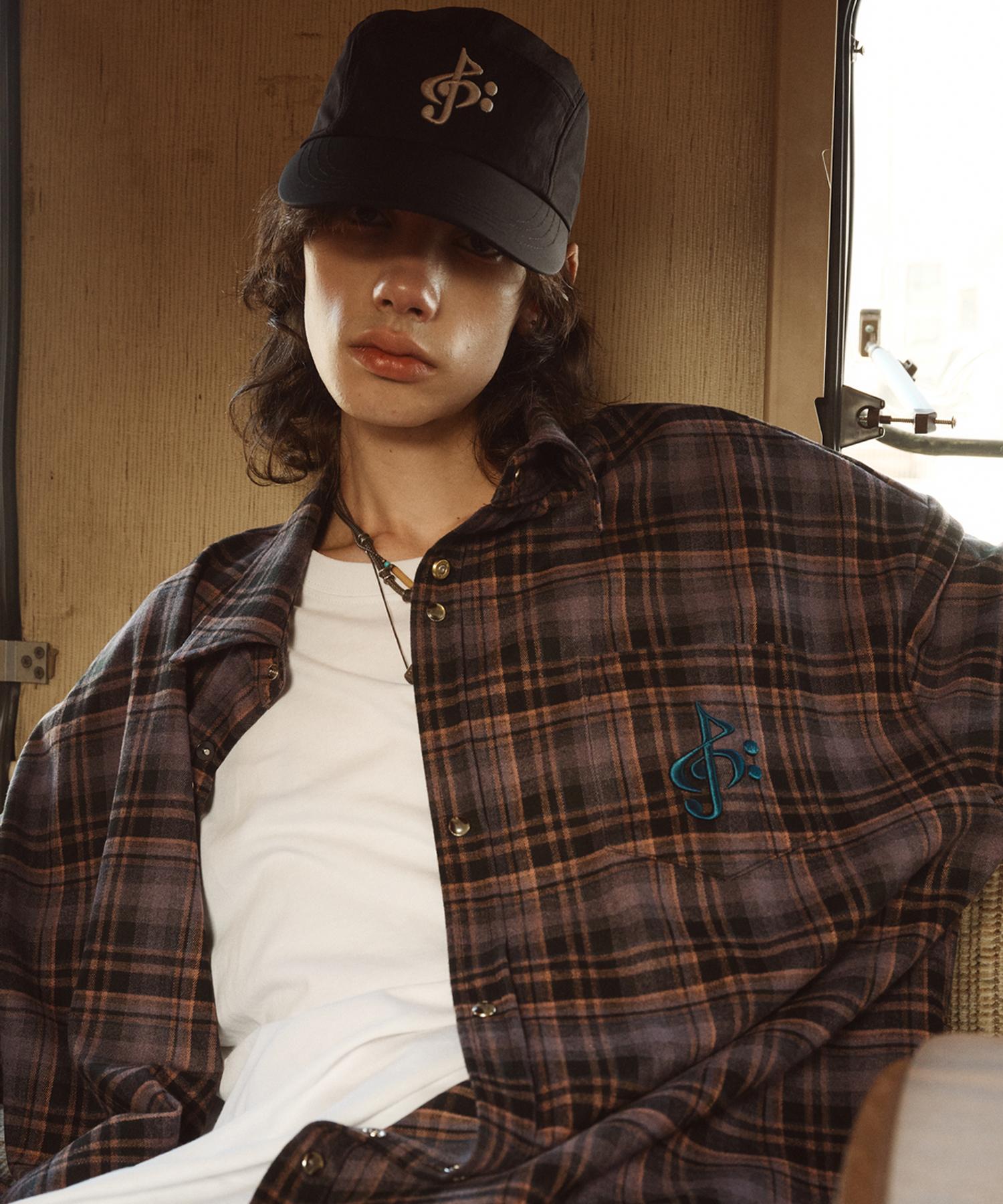 2113 Studio Check Shirt Dawn Purple Multi Color