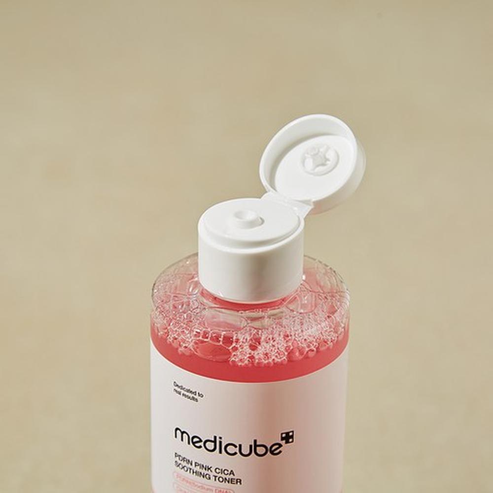 Medicube PDRN Pink Cica Soothing Toner 250ml - Calming Sensitive Skin Care, Korean