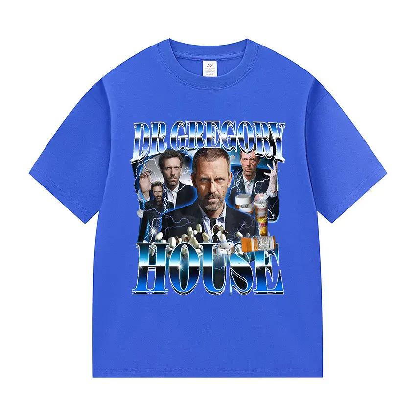 Hot Sale Dr Gregory House Md Funny Poster Graphic Print T-Shirt Men Women Fashion Summer New Tee Cotton Comfortable Soft Loose Casual Oversized Top