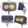 White Yellow Led Pod Driving Work Light 3 Inch Car Spotlight For Motorcycle Pickup Truck Offroad Roof Luggage Rack Lamp