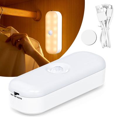 Körpersensorlicht LED-Nachtlicht USB-Aufladung Magnetische Installation Korridor Treppenhaus Schrank Nachttisch Schrank Nachtlichter