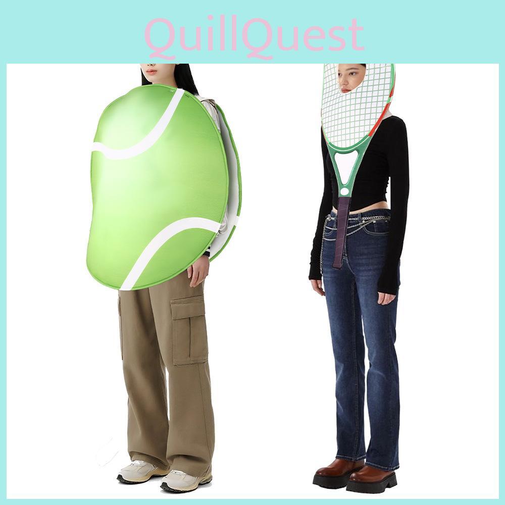 Tennis Cosplay Halloween Racket Costume Set Party Performance Gift Clothing