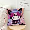 Funny Art Halloween K-Kuromi My M-Melody Sro Cushion Cover Soft Pillow Case For Sofa Living Room Home Decor Protective Covers