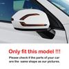 For Hyundai Palisade -2025 Car Sticker Rearview Side Mirror Cover Wing Cap Exterior Door Rear View Case Trim Carbon Look