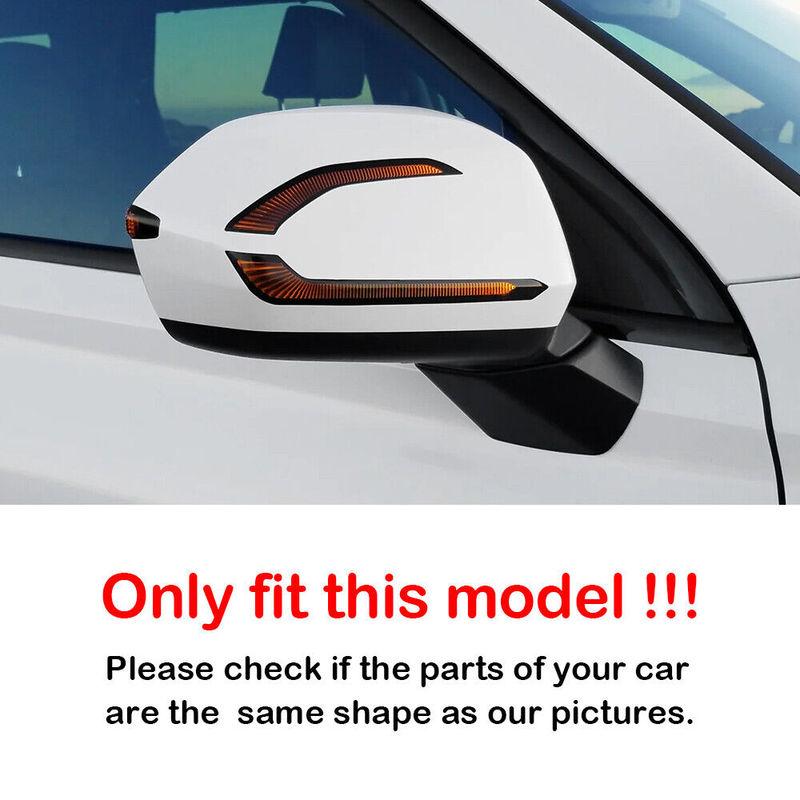 For Hyundai Palisade -2025 Car Sticker Rearview Side Mirror Cover Wing Cap Exterior Door Rear View Case Trim Carbon Look