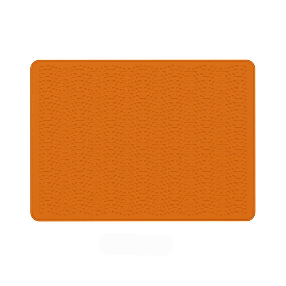 Non-slip Silicone Cooktop Mat Heat Resistant Tableware Pad Dish Drainer Mat  Kitchen