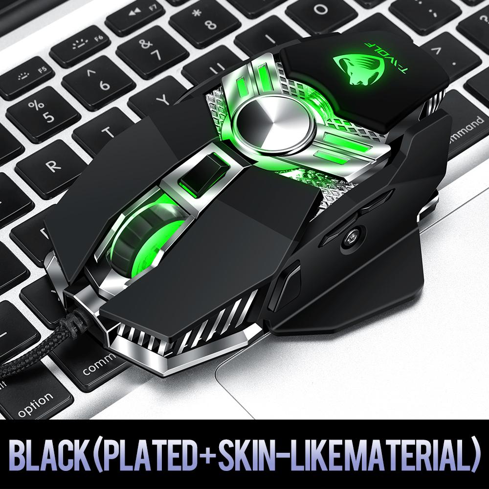 2025 New Professional Wired Gaming Mouse 3200 DPI Gaming Mice Silent Mouse For Notebook Laptop/PC RGB Backlit Universal