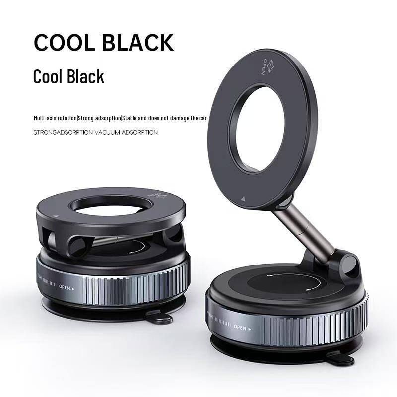 Foldable Suction Cup Car Mount & Magnetic Phone Holder