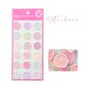 18pcs/set Retro Envelop Seal Sticker Vintage European Style Wax Stamp Sticker Cute 3D Stereo Gradient Color Scrapbook Sticker