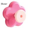 Safety Cabinet Hook Flower Shape Suction Cup Hook, No-Drill Plastic Style Handles, Rotatable Knob Adjustable Buckle for Kitchen Bathroom Lanyard