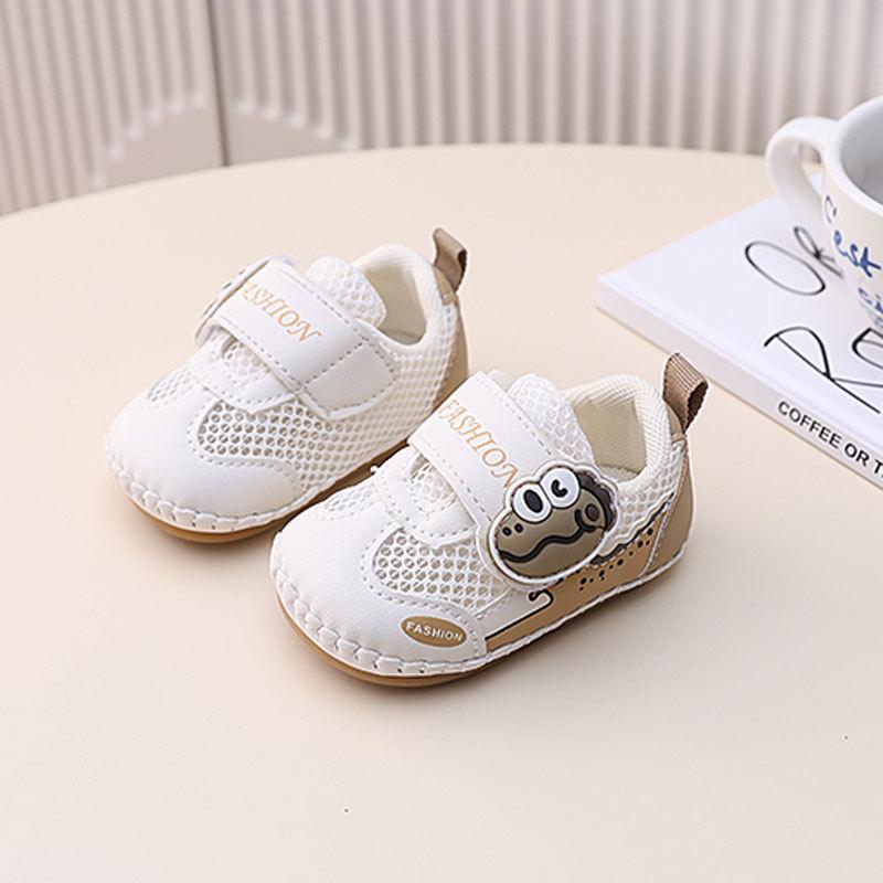 Spring 0-1 Year Old Boy Soft-soled Toddler Shoes Breathable Single Mesh Shoes 6-9 Months Female Infant Shoes