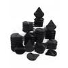 Black Triangle Powder Puff Facial Makeup Sponge Soft Velvet Cosmetics Puff Mixer Beauty Foundation Make-Up Sponge Makeup Access
