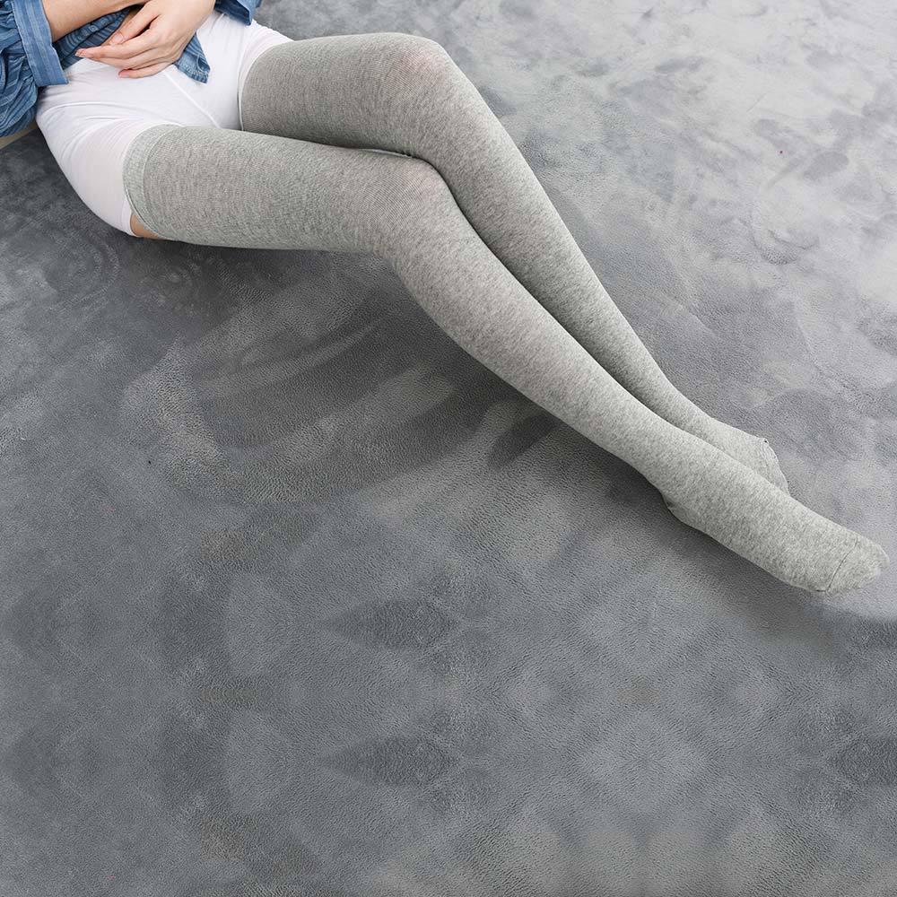 Calze lunghe fino alla coscia in cotone da 80 cm per donne alte - Lunghezza estesa creativa sopra il ginocchio
