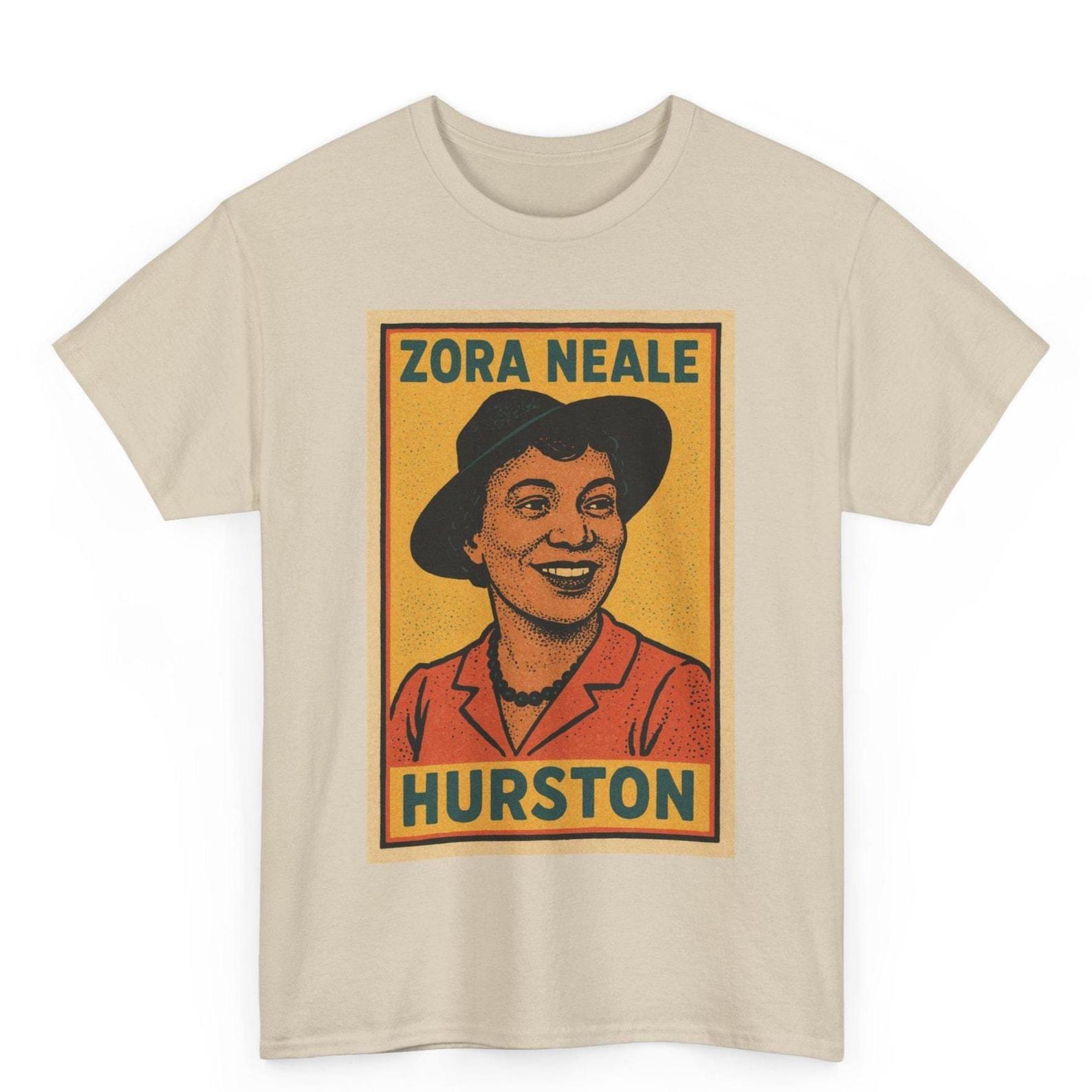 Zora Neale Hurston T-Shirt: Retro Comic Style Literary Tee S