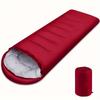 Adult Single Camping Sleeping Bag Envelope Style Winter Warm Thick Portable Outdoor Survival Hiking Travel