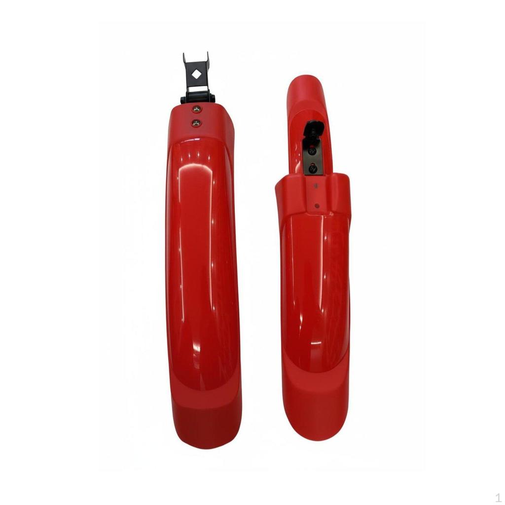 2 Pieces Adjustable Mountain Bike Mudguard Thickened Material Front Rear